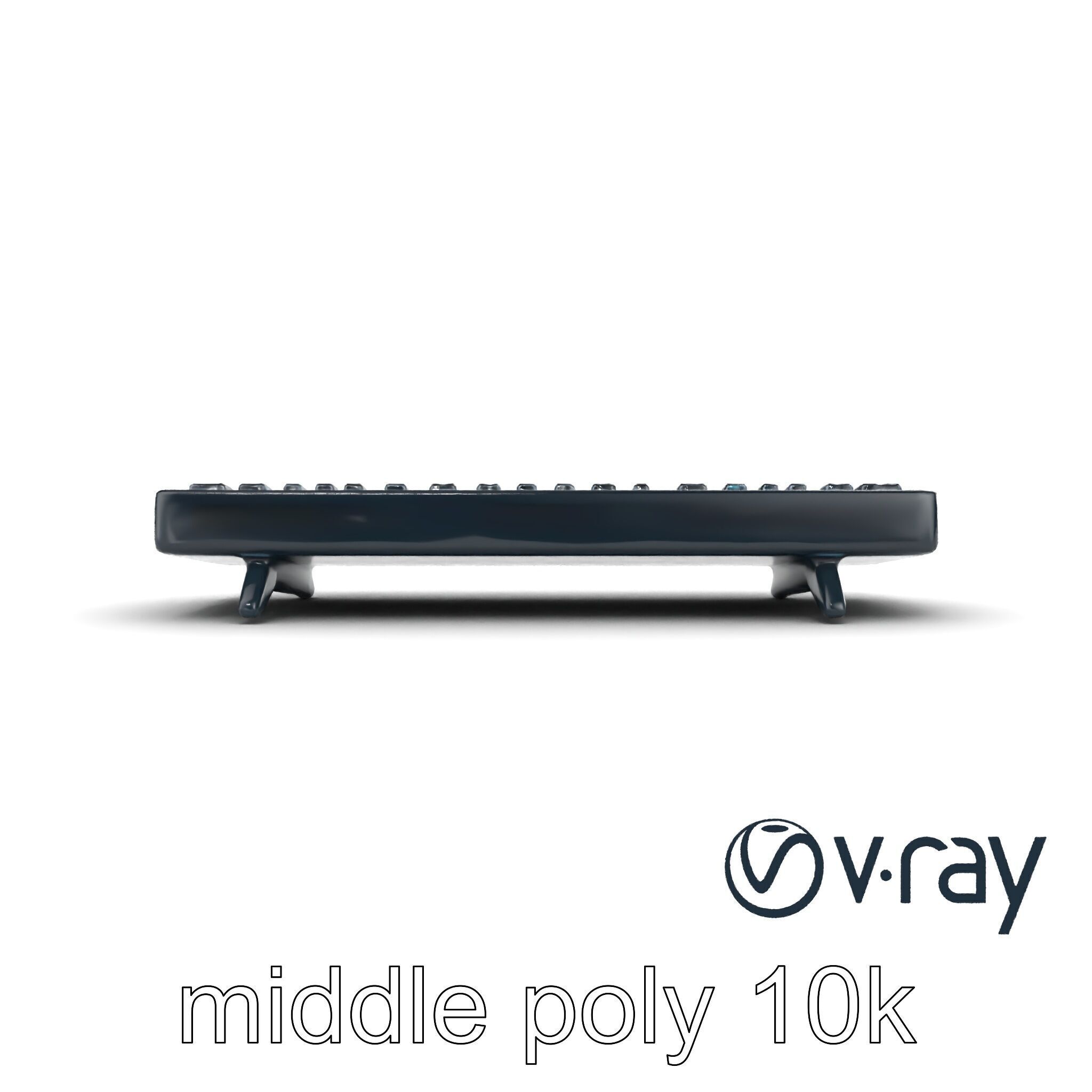 GlowGrid MIDI Keyboard model pack Low-poly 3D model_28