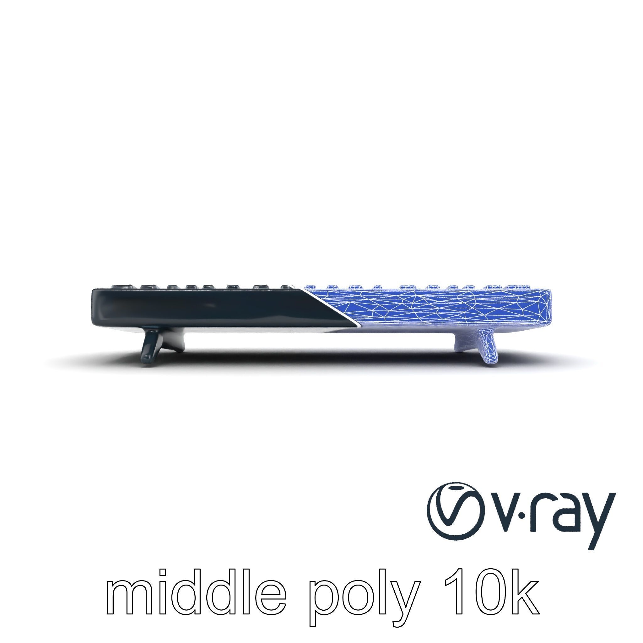 GlowGrid MIDI Keyboard model pack Low-poly 3D model_31