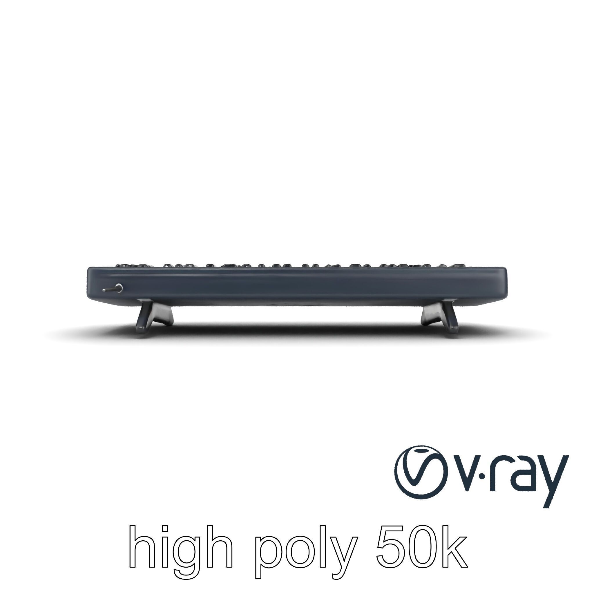 GlowGrid MIDI Keyboard model pack Low-poly 3D model_21