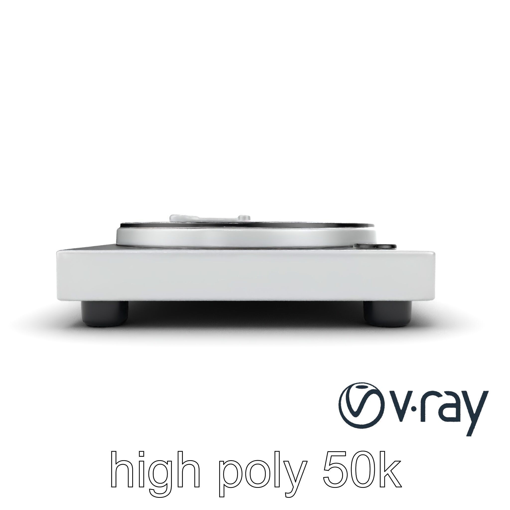 RetroWave Turntable Holographic Display model pack Low-poly 3D model_26