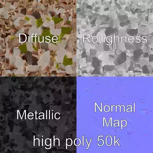 Ancient Stone Altar Model Pack with Intricate Carvings