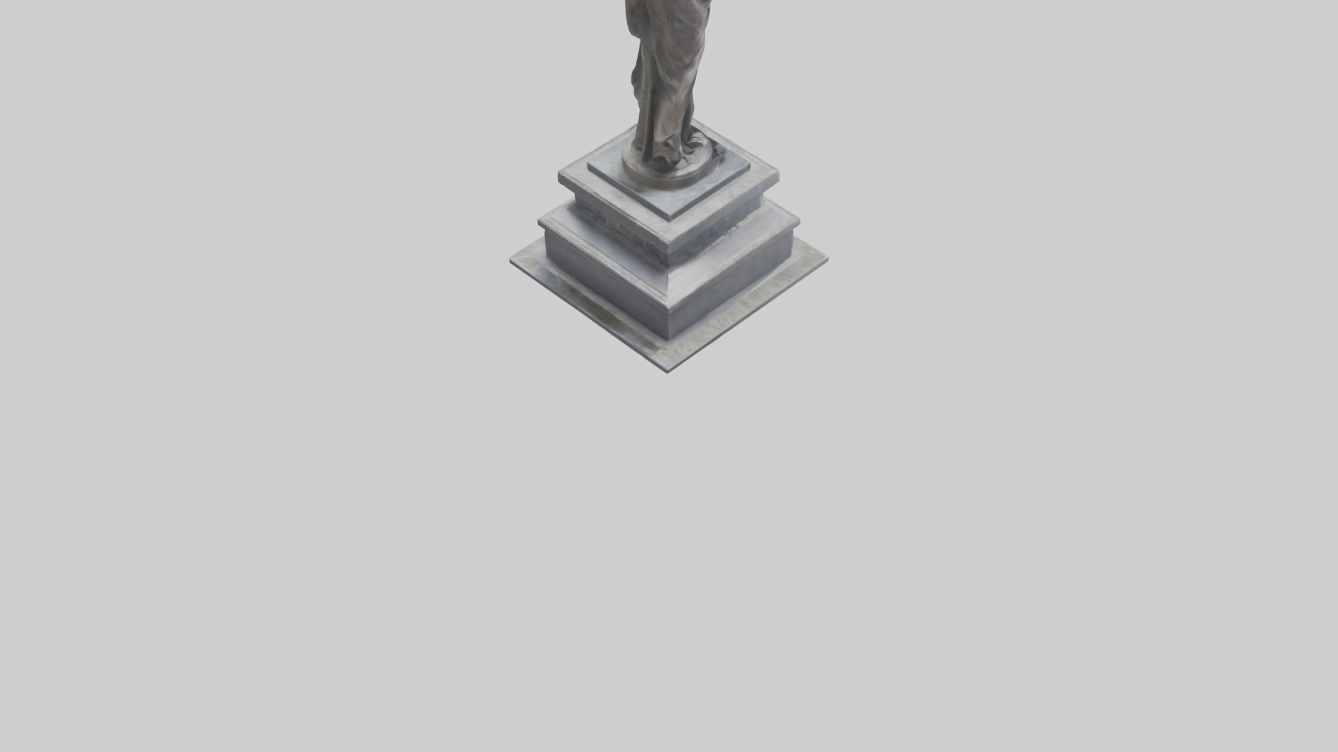 Monument to Freedom statue model 3D model_4