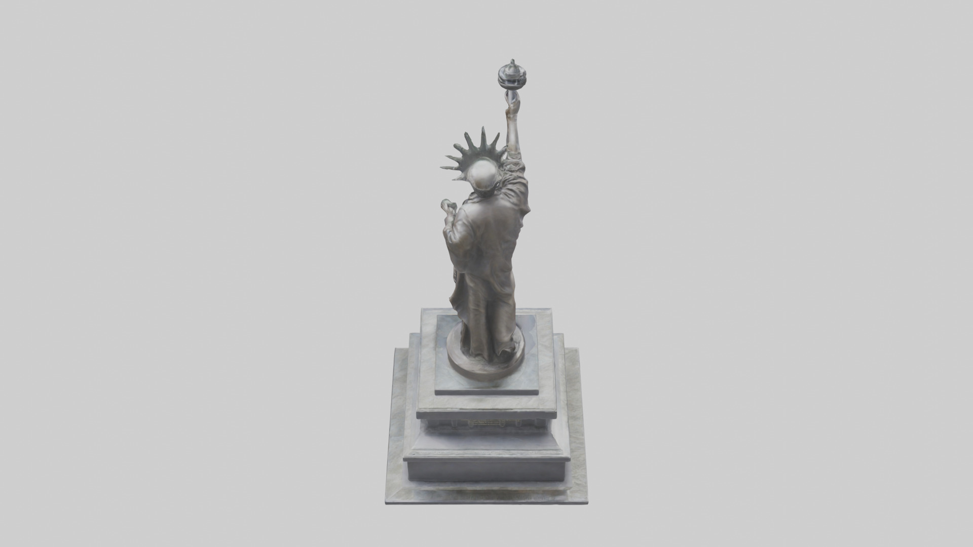 Monument to Freedom statue model 3D model_15