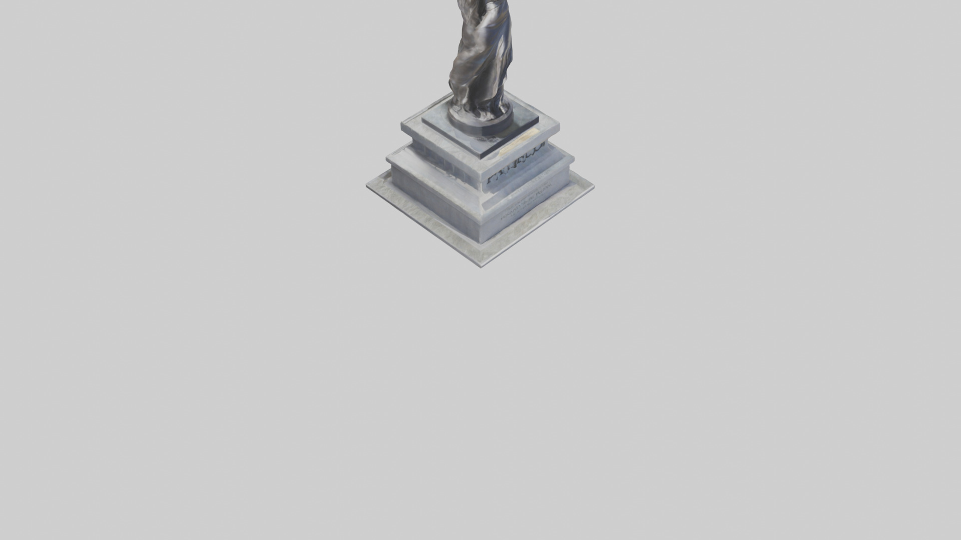 Monument to Freedom statue model 3D model_6