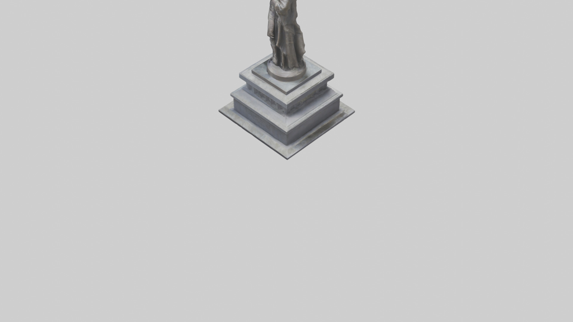 Monument to Freedom statue model 3D model_3
