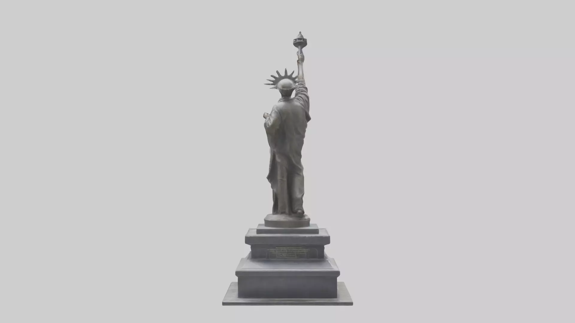 Monument to Freedom statue model 3D model_0