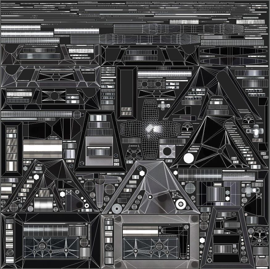 Short Shifter 01 - Variation B - Carbon Low-poly 3D model_18