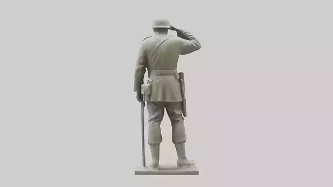 Monument to the Fallen Soldier Sculpture model 2