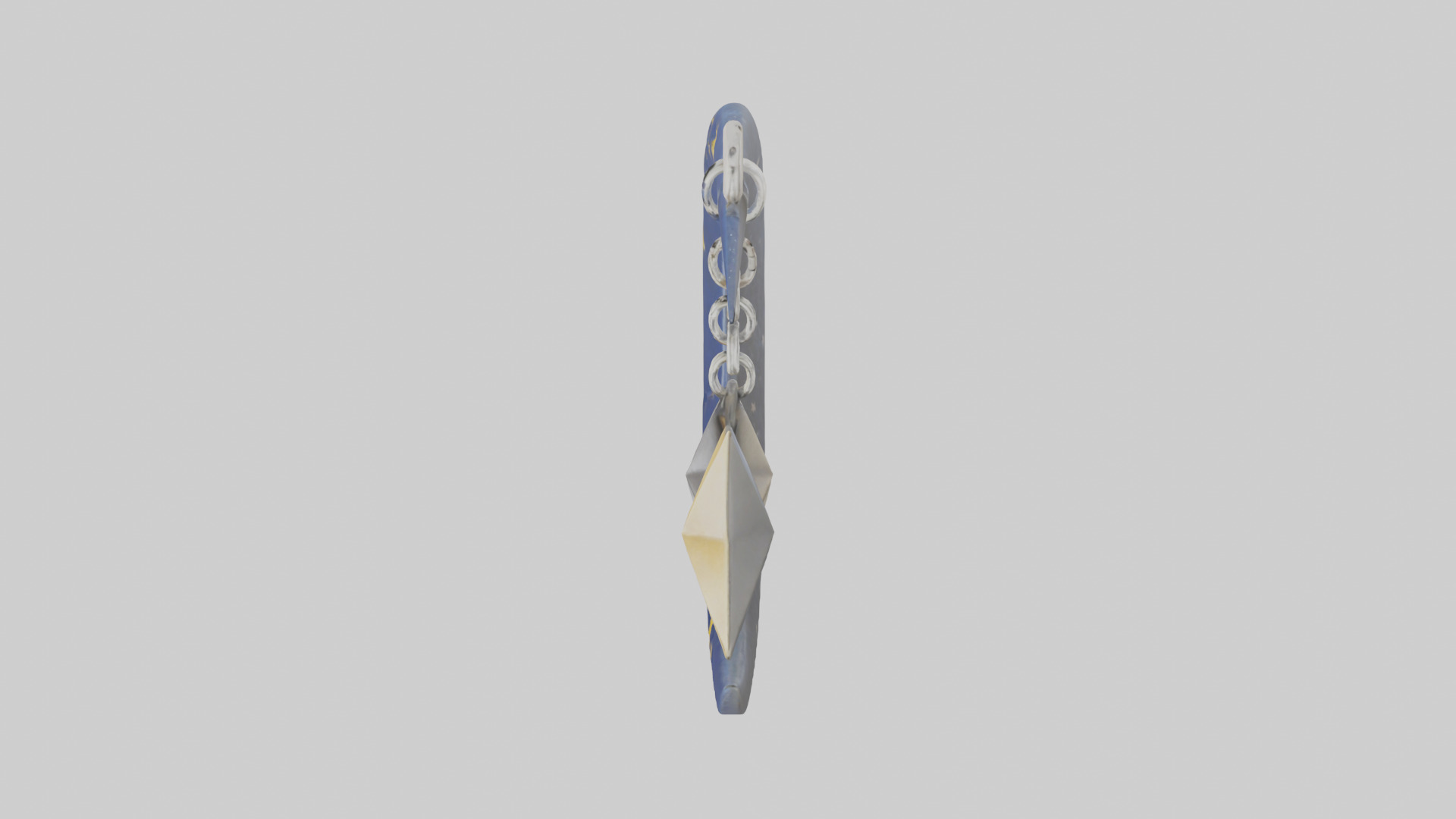 Moon and star keychain model 3D model_17