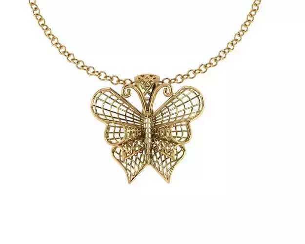 Butterfly Pendant Turkish