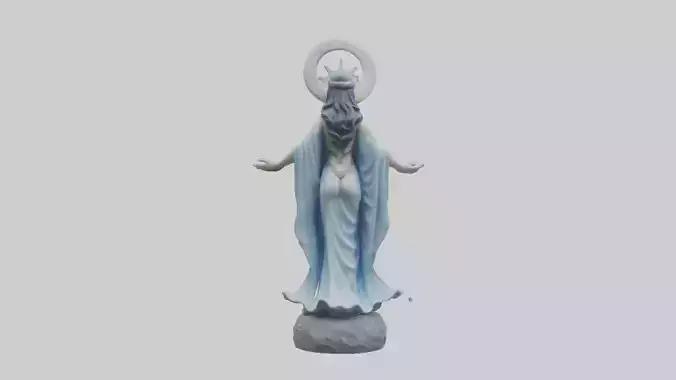 Moon Goddess statue model