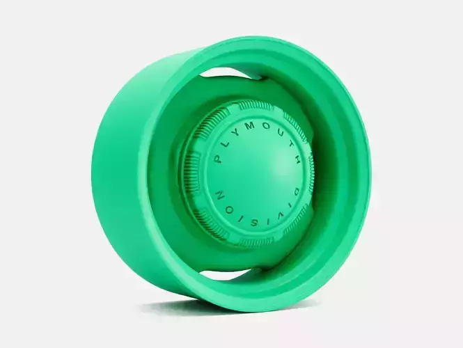 15x7 Mopar Steelie Wheel and Brake 3D print model