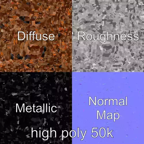 Medieval Wooden Cart Rustic model pack