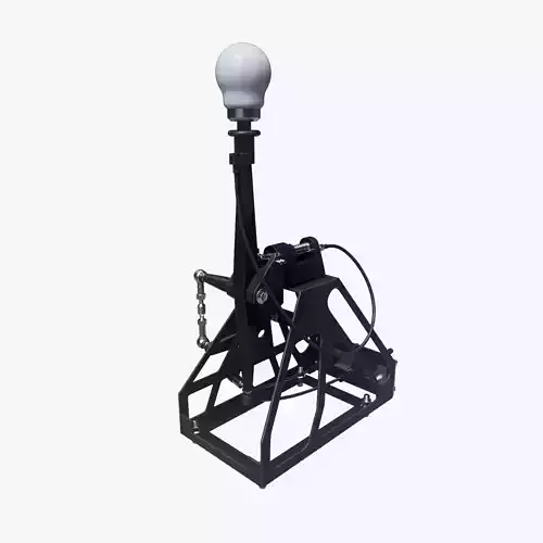 Short Shifter 01 - Variation B - White Low-poly 3D model