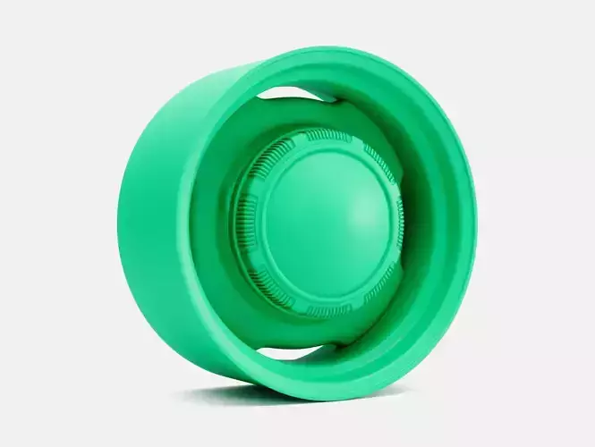 15x6 Mopar Steelie Wheel and Brake 3D print model