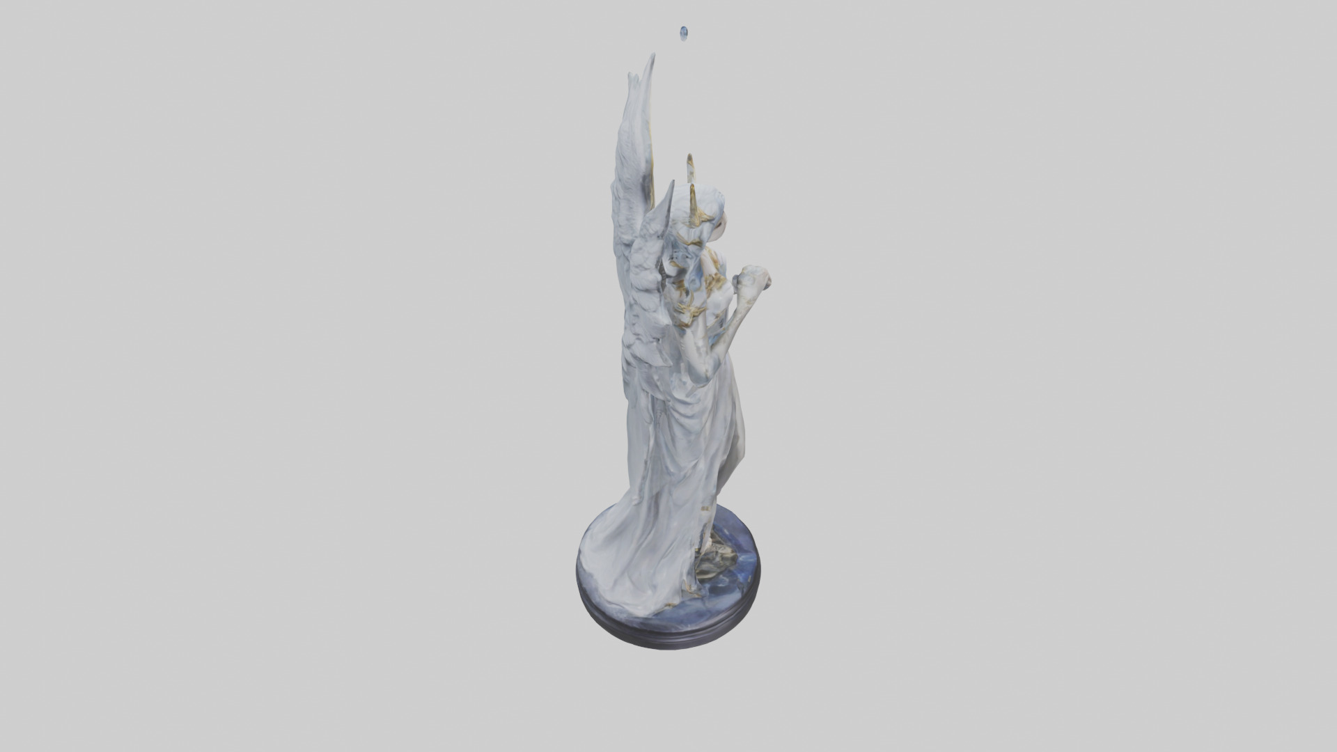 Moonlight Seraph Statue Model 3D model_18
