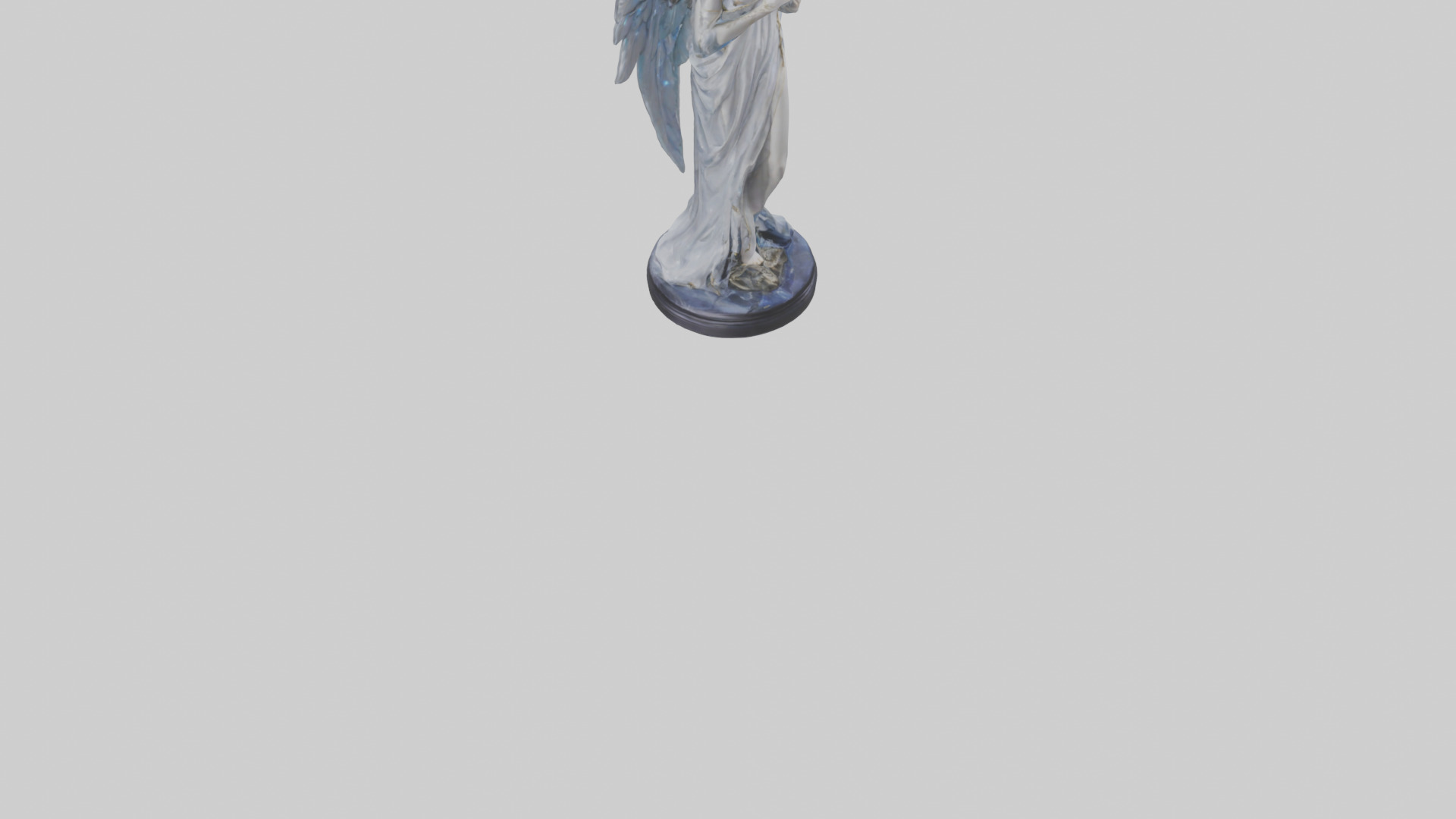 Moonlight Seraph Statue Model 3D model_8