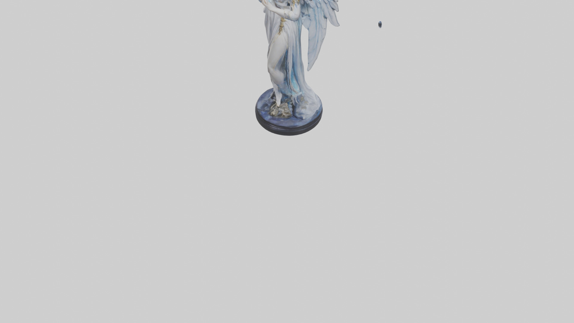 Moonlight Seraph Statue Model 3D model_7