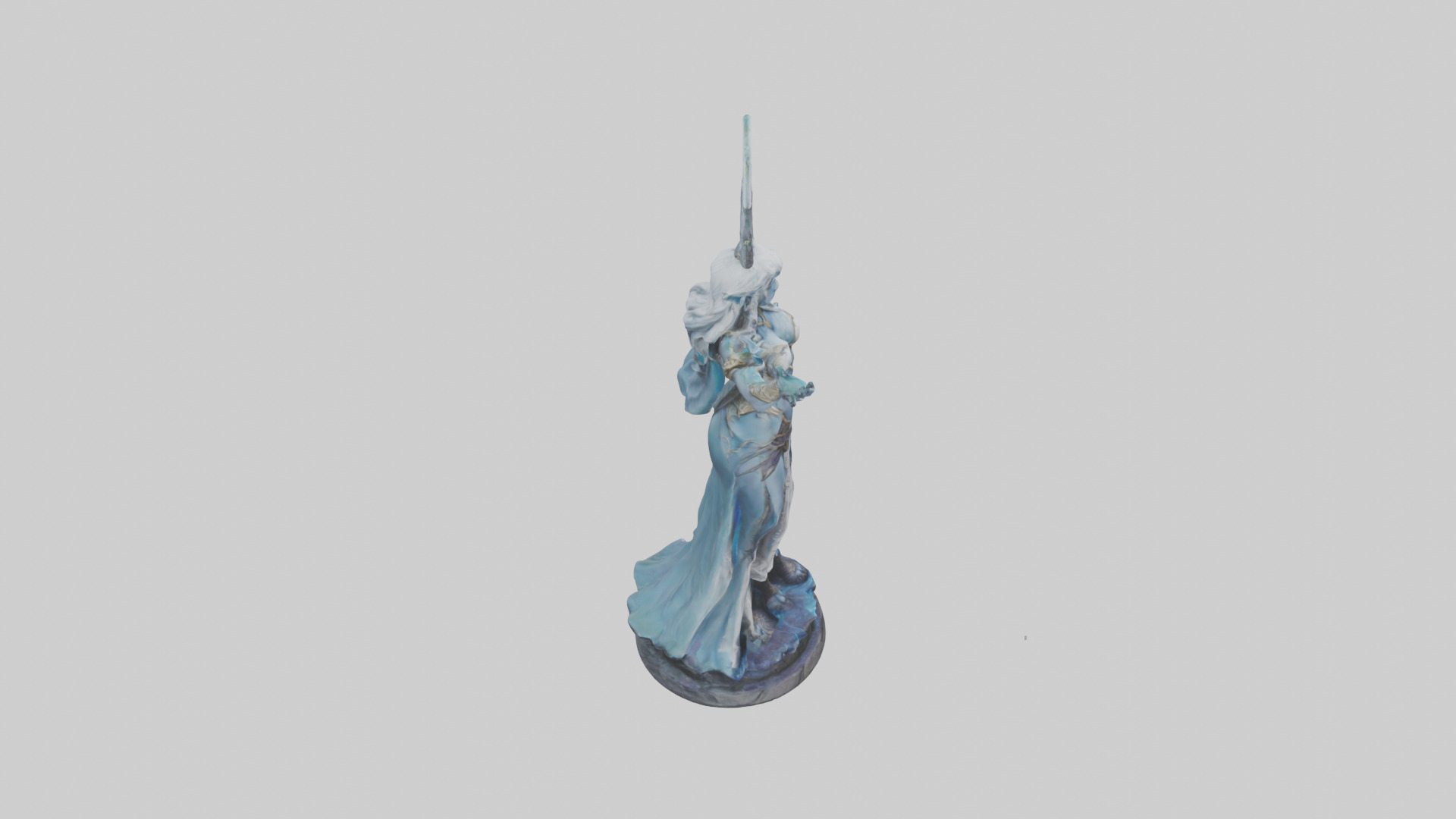 Moonlight Sorceress statue model 3D model_18