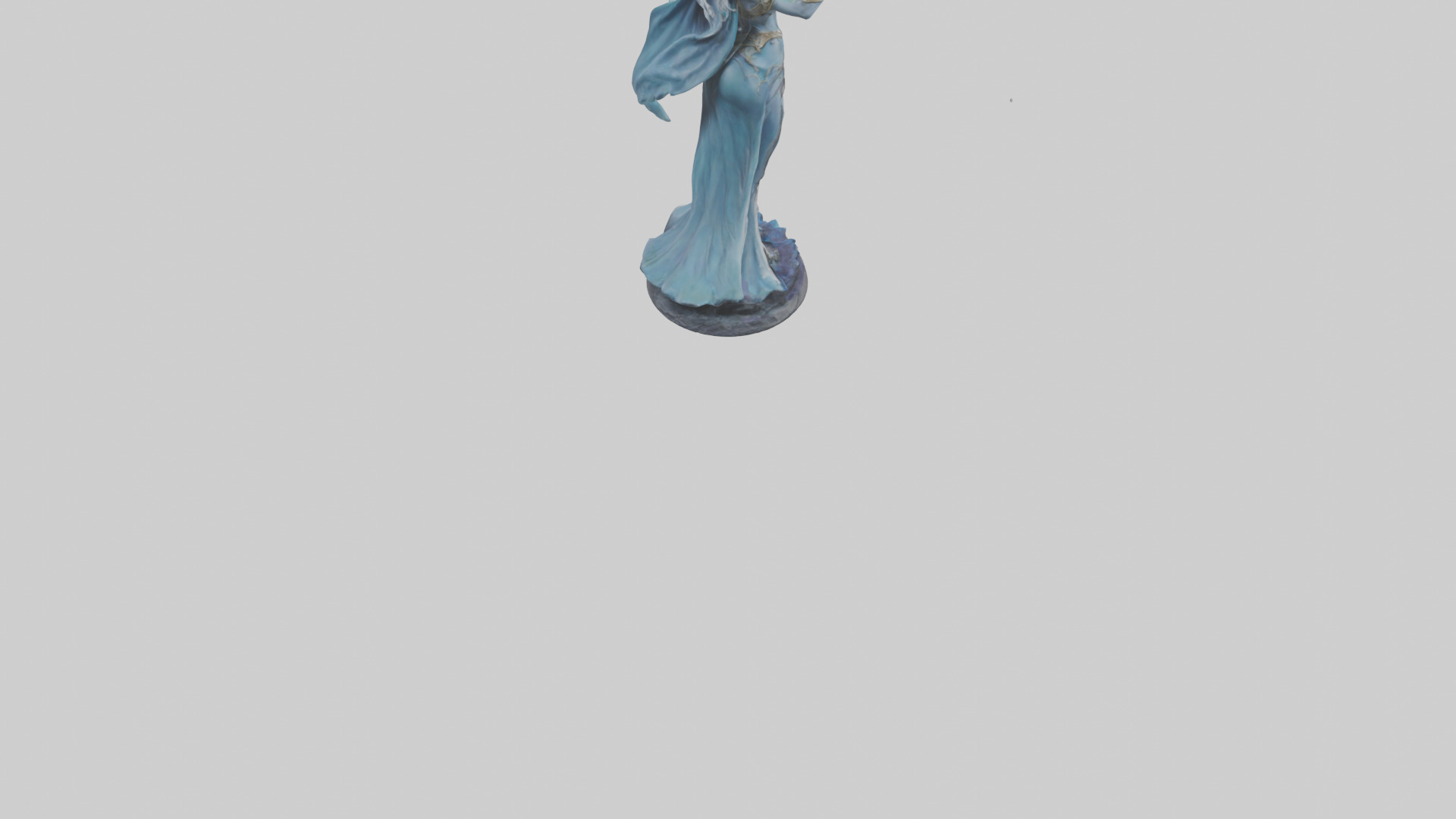 Moonlight Sorceress statue model 3D model_5