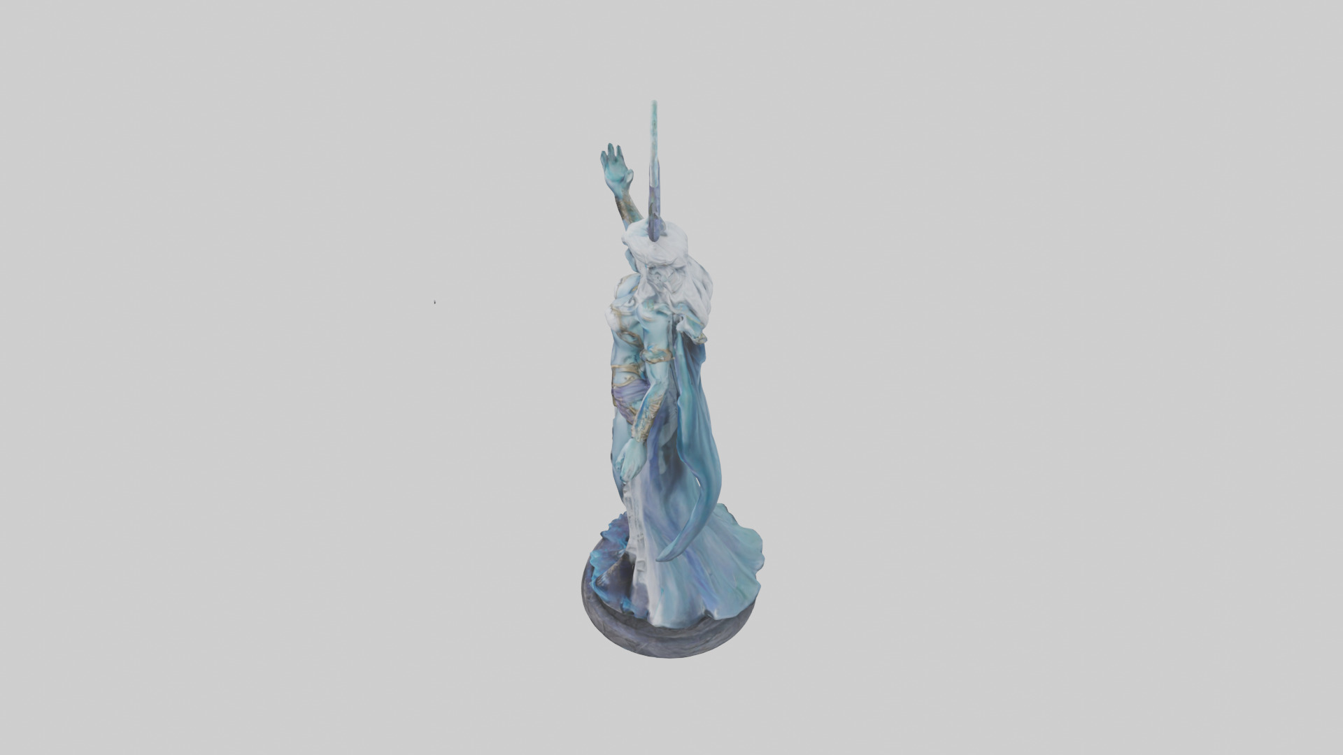 Moonlight Sorceress statue model 3D model_17