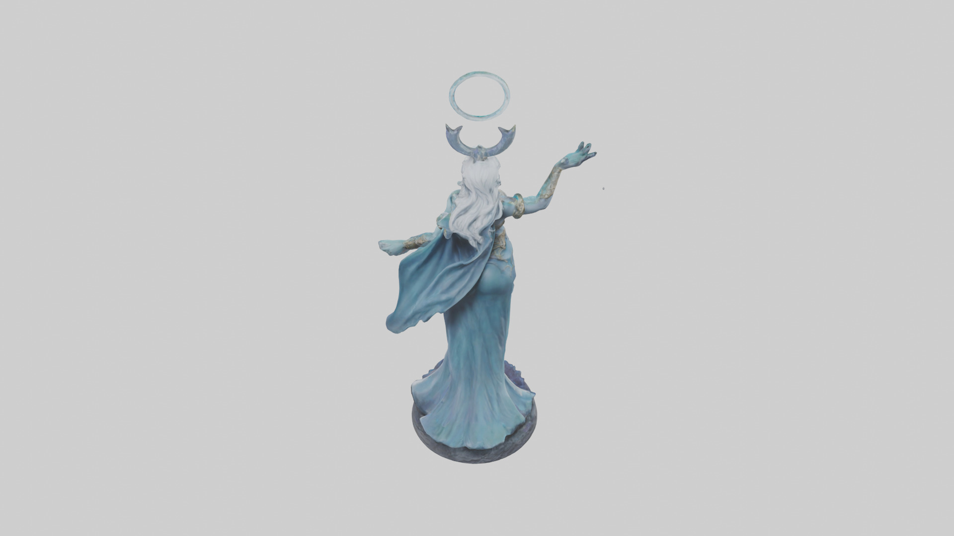 Moonlight Sorceress statue model 3D model_15