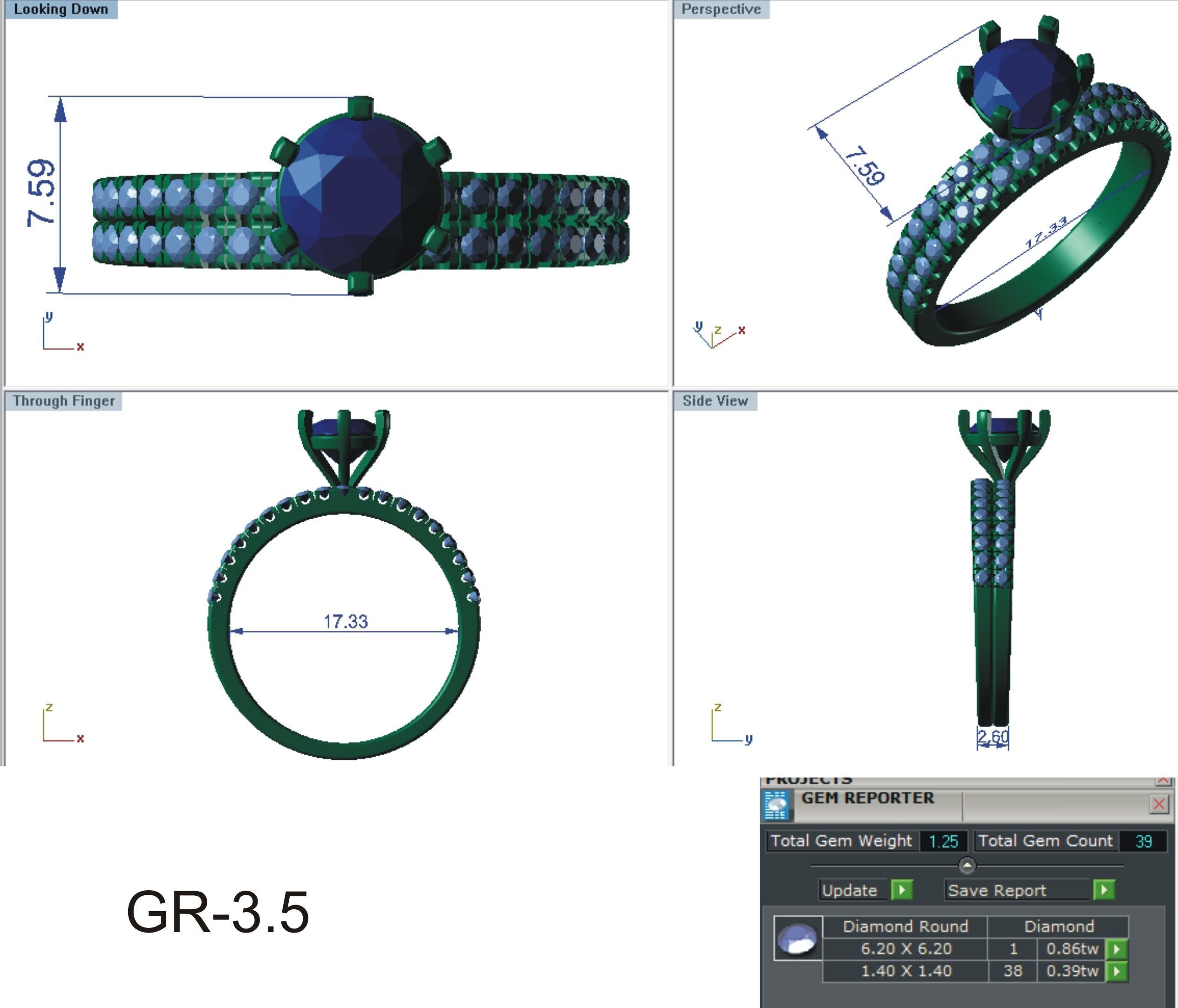 Jewelry Pack with 300 models 3D print model 3D print model_43