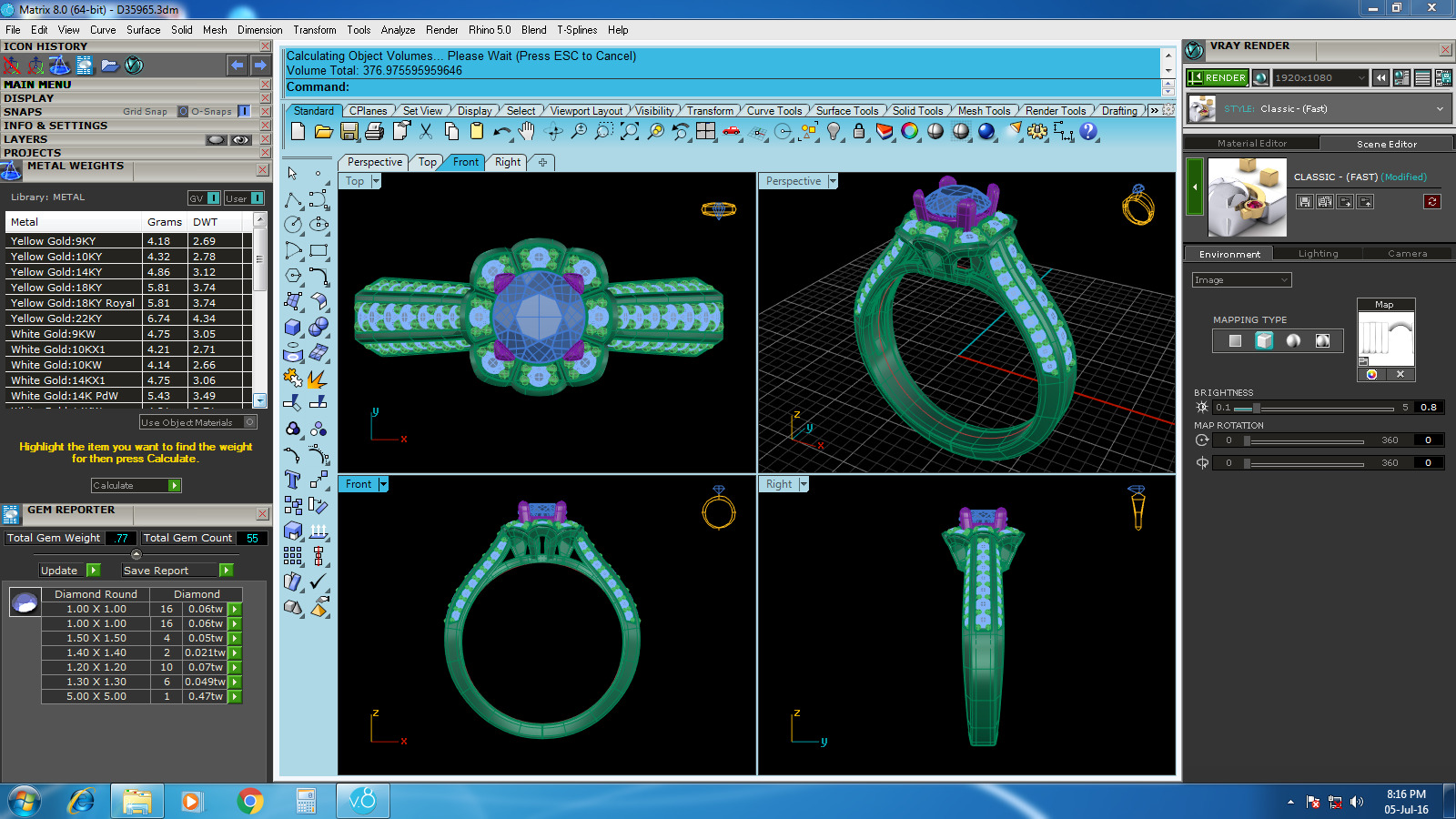 Jewelry Pack with 300 models 3D print model 3D print model_10
