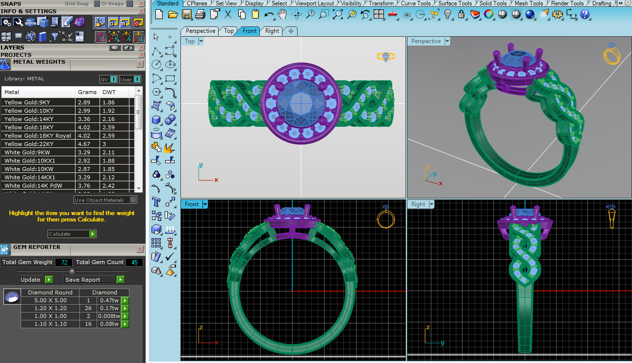 Jewelry Pack with 300 models 3D print model 3D print model_23