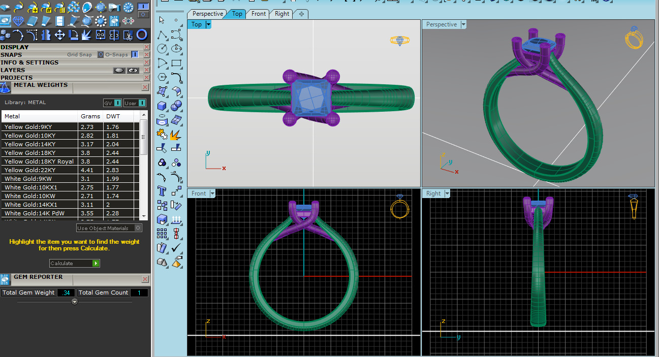 Jewelry Pack with 300 models 3D print model 3D print model_31