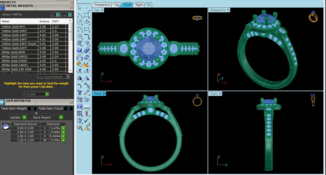 Jewelry Pack with 300 models 3D print model 3D print model_14