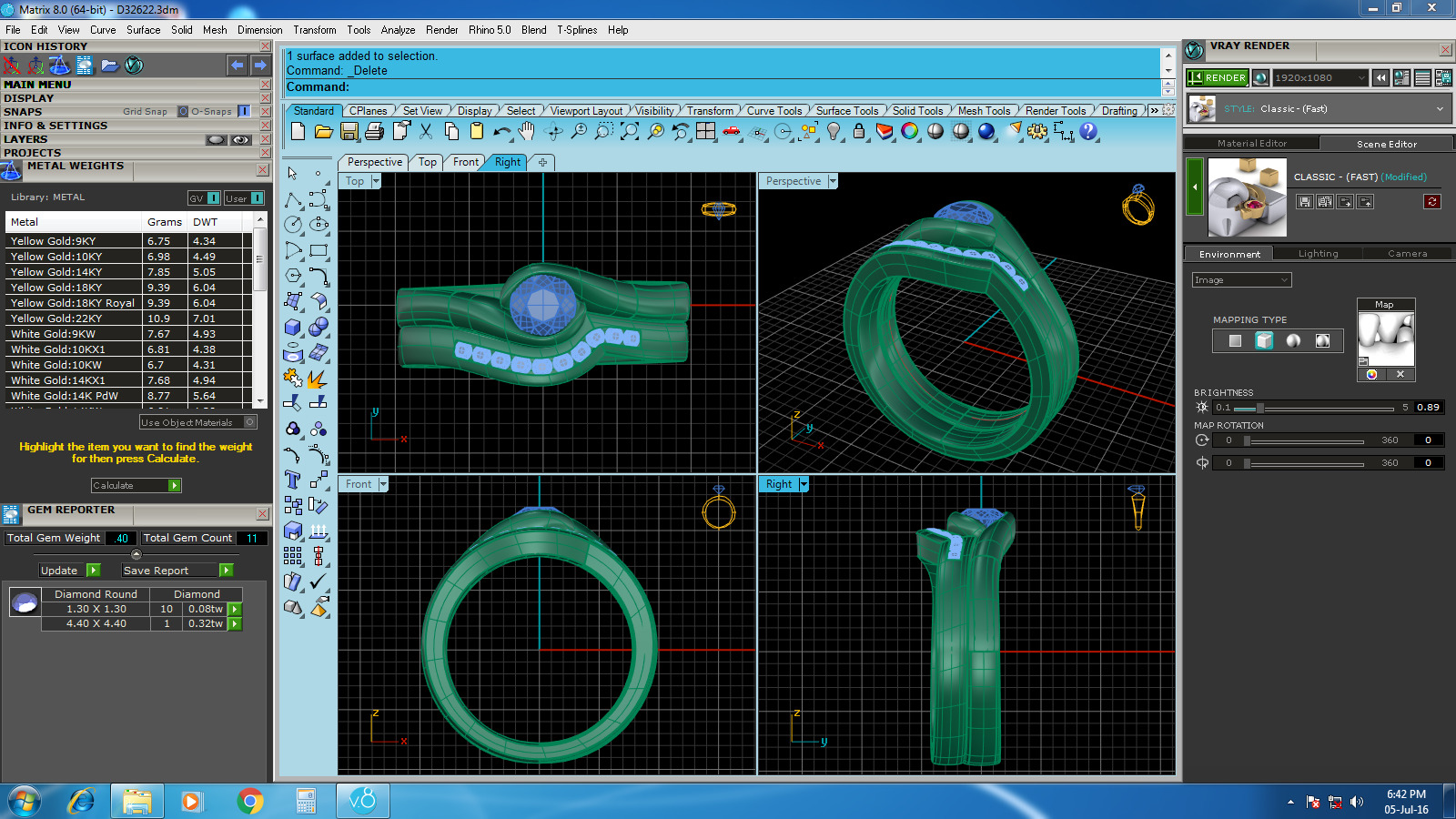 Jewelry Pack with 300 models 3D print model 3D print model_5
