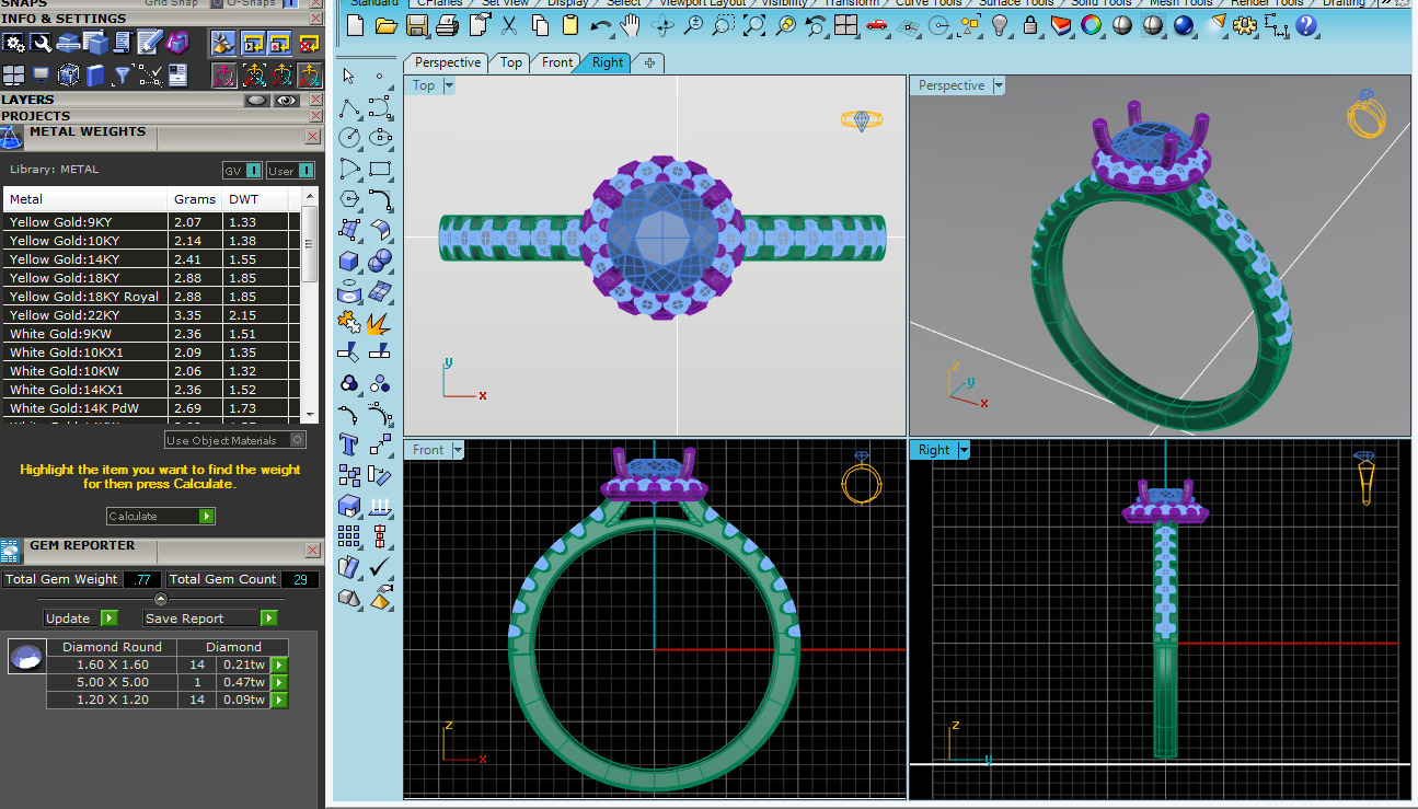 Jewelry Pack with 300 models 3D print model 3D print model_25