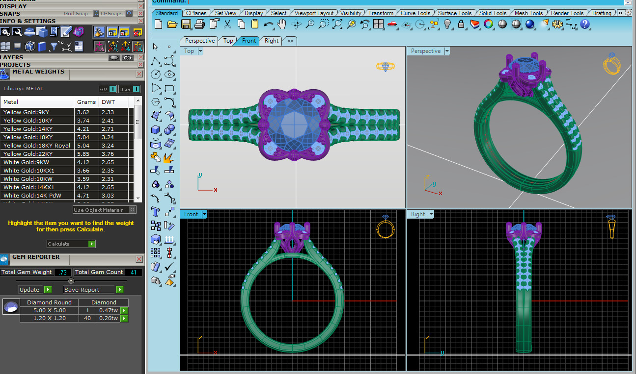 Jewelry Pack with 300 models 3D print model 3D print model_24