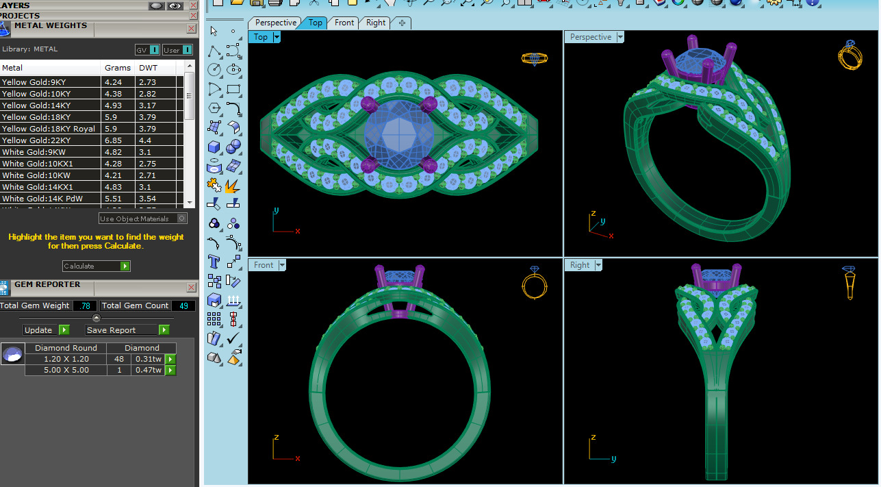 Jewelry Pack with 300 models 3D print model 3D print model_13