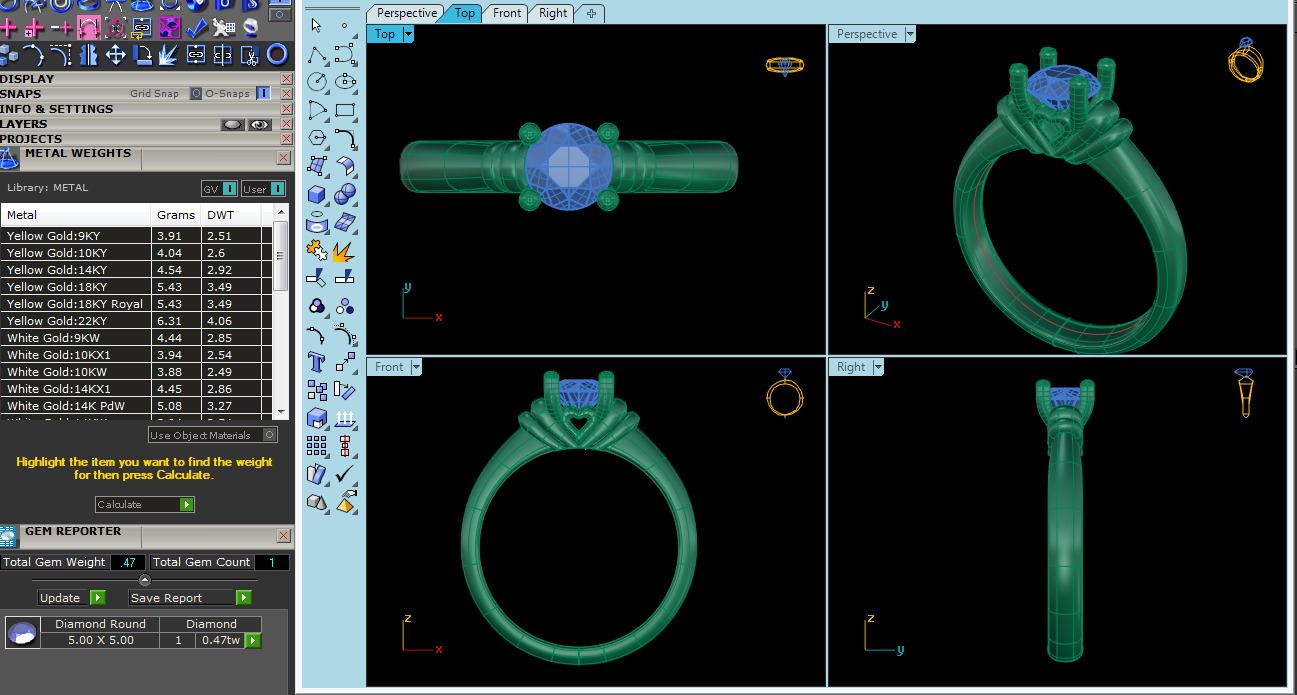 Jewelry Pack with 300 models 3D print model 3D print model_15