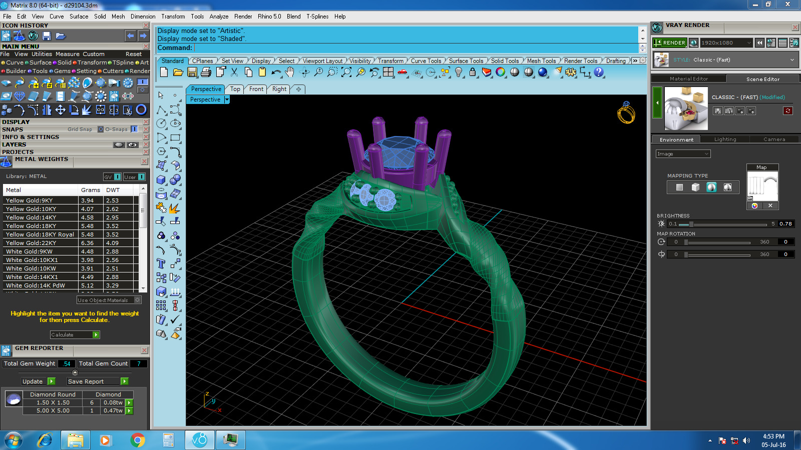 Jewelry Pack with 300 models 3D print model 3D print model_53