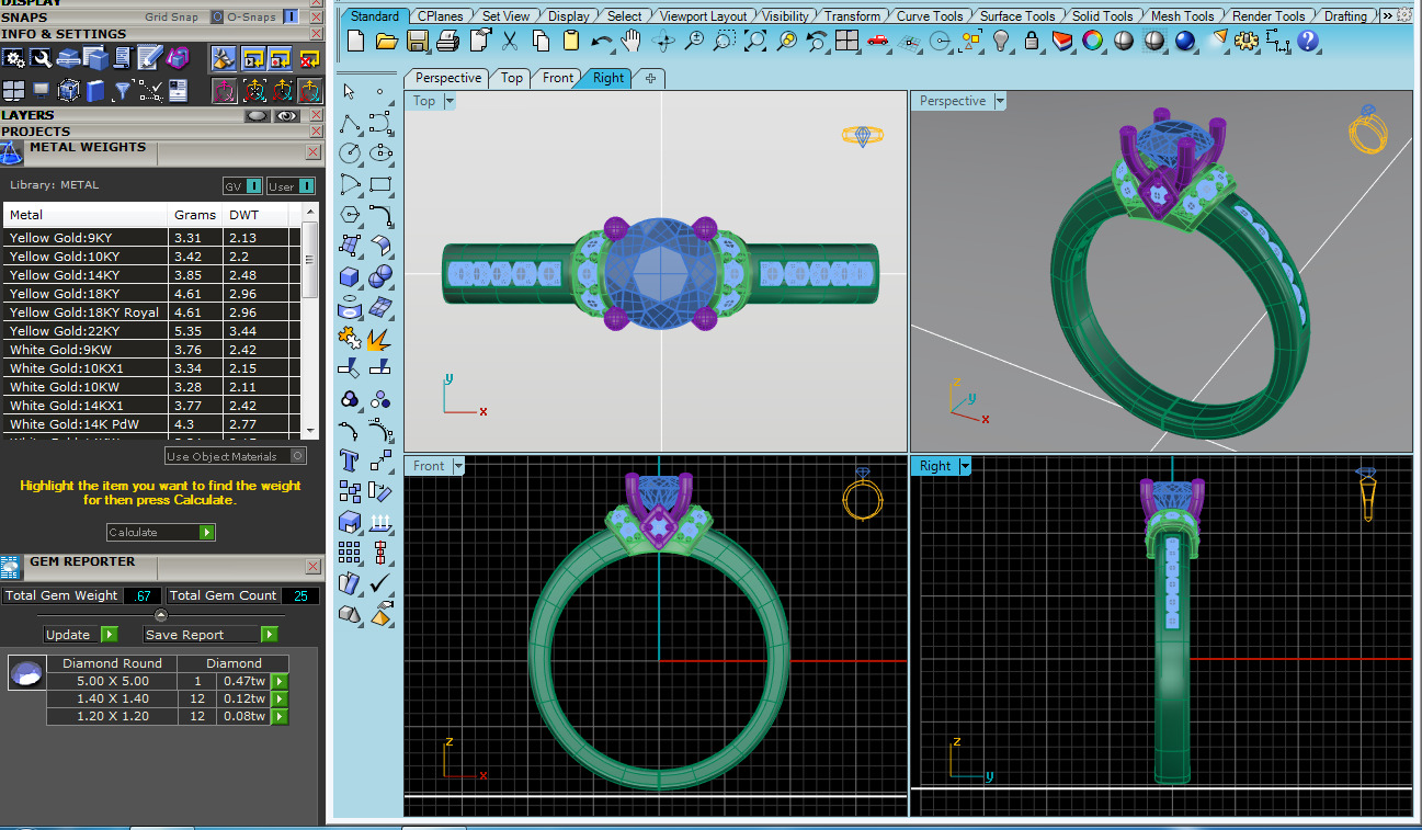 Jewelry Pack with 300 models 3D print model 3D print model_28