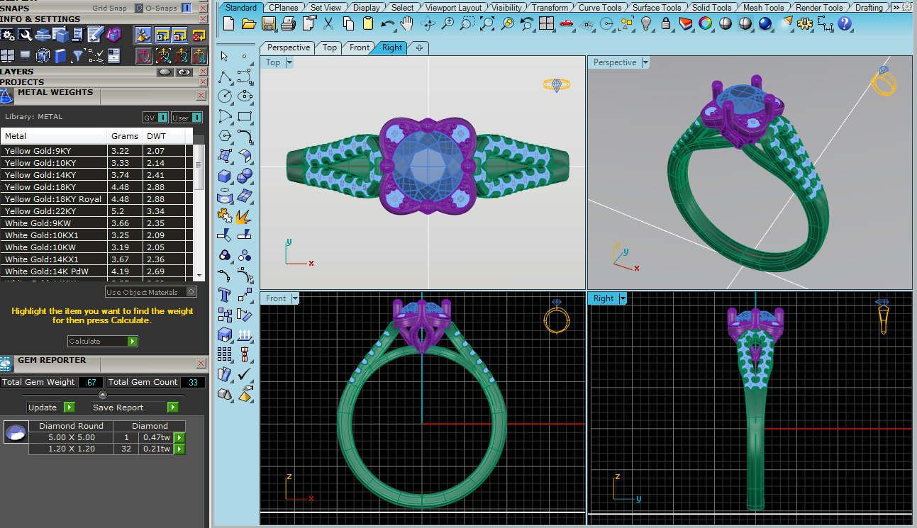 Jewelry Pack with 300 models 3D print model 3D print model_26
