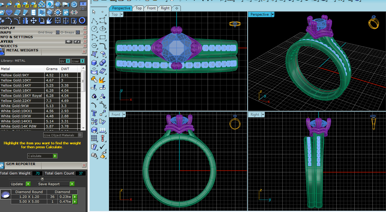 Jewelry Pack with 300 models 3D print model 3D print model_20