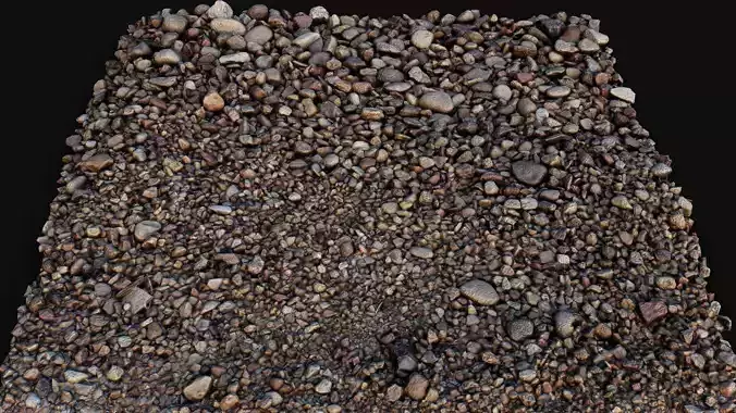 stones gravel border part1 photogrammetry