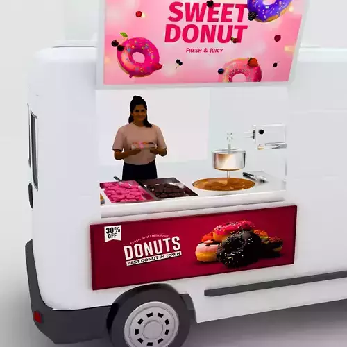 Donut Truck 4K