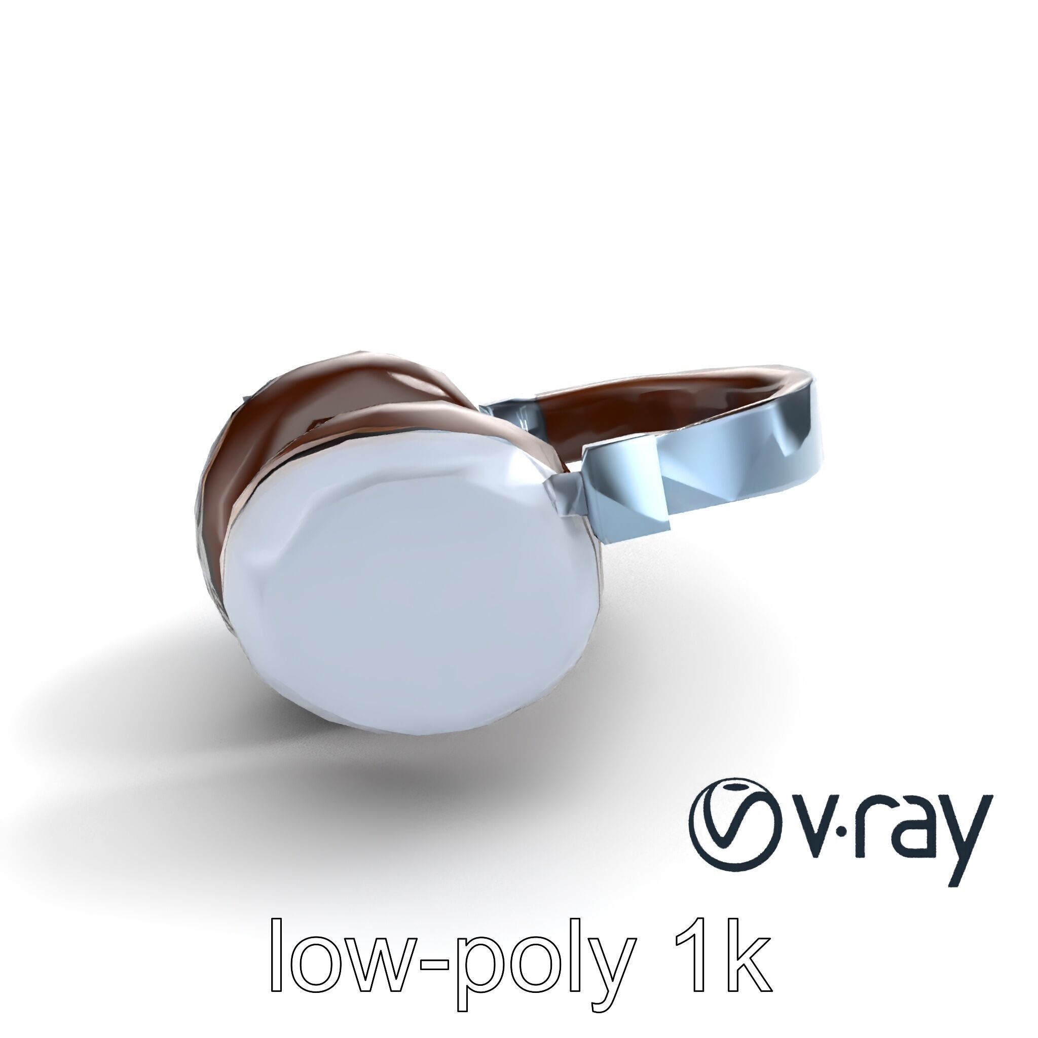 Ultra-Lightweight Open-Back Headphones model pack Low-poly 3D model_7