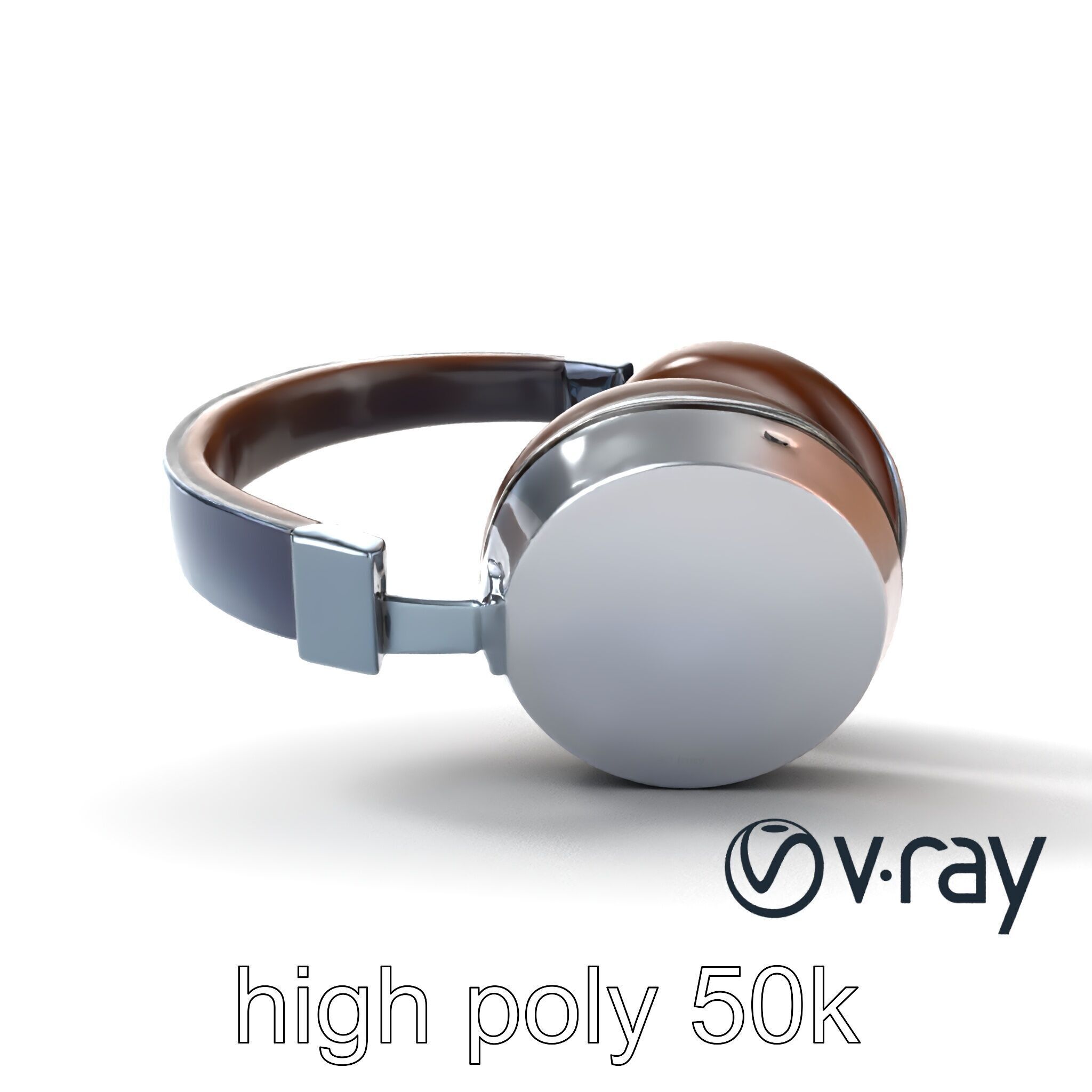 Ultra-Lightweight Open-Back Headphones model pack Low-poly 3D model_19