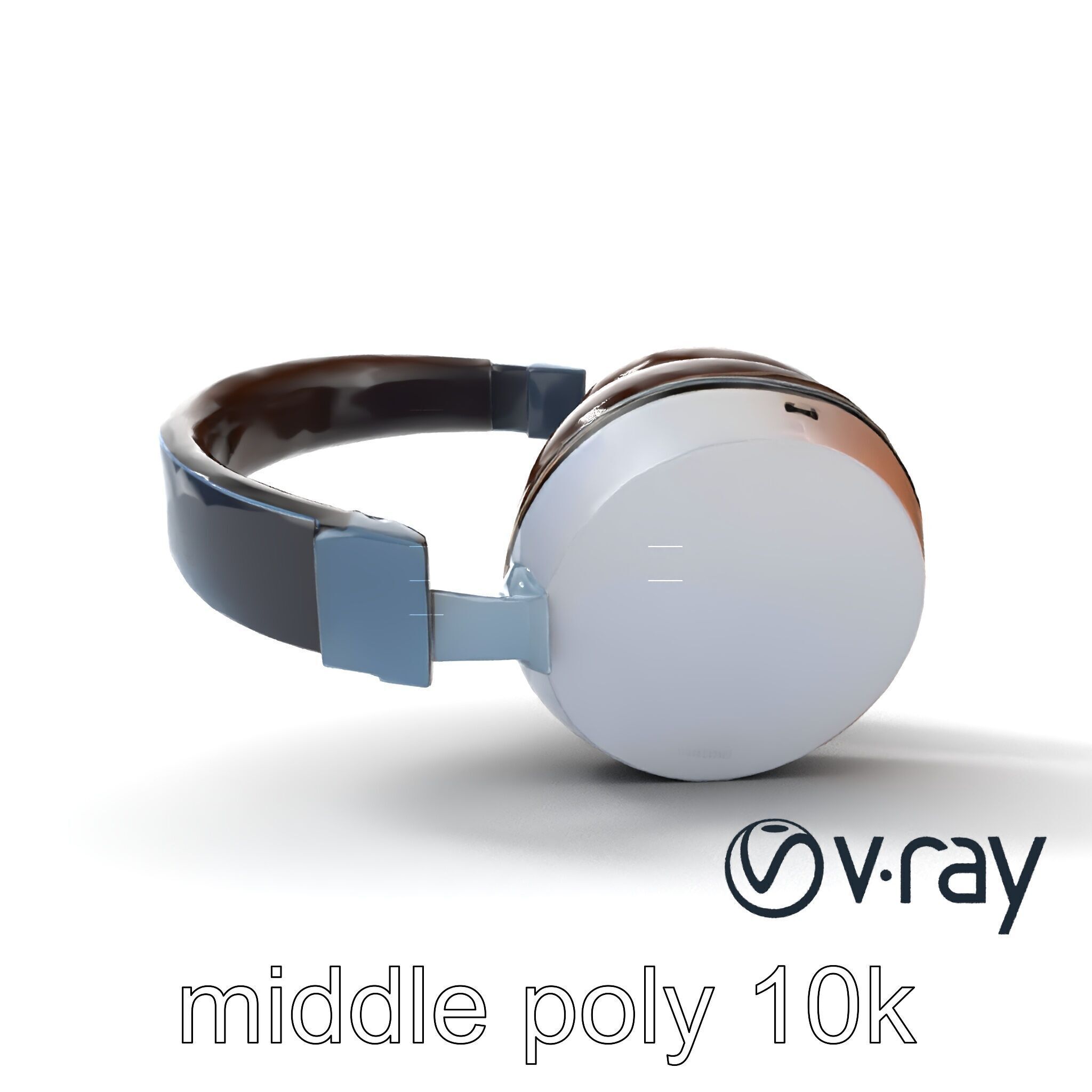 Ultra-Lightweight Open-Back Headphones model pack Low-poly 3D model_25
