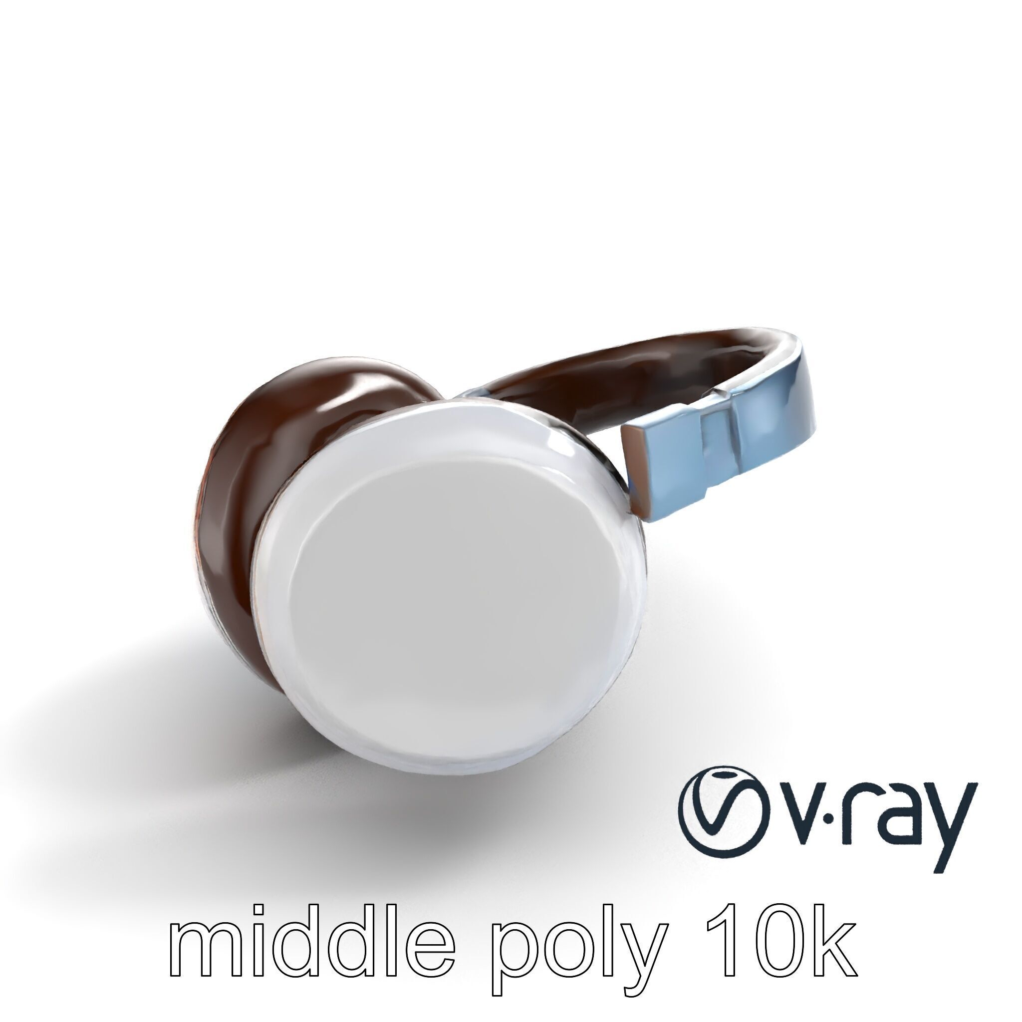 Ultra-Lightweight Open-Back Headphones model pack Low-poly 3D model_9