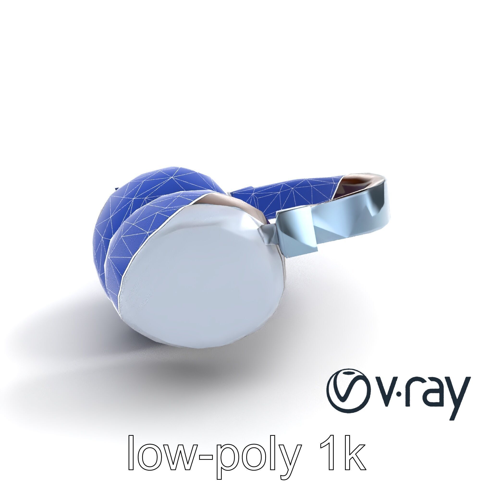 Ultra-Lightweight Open-Back Headphones model pack Low-poly 3D model_24