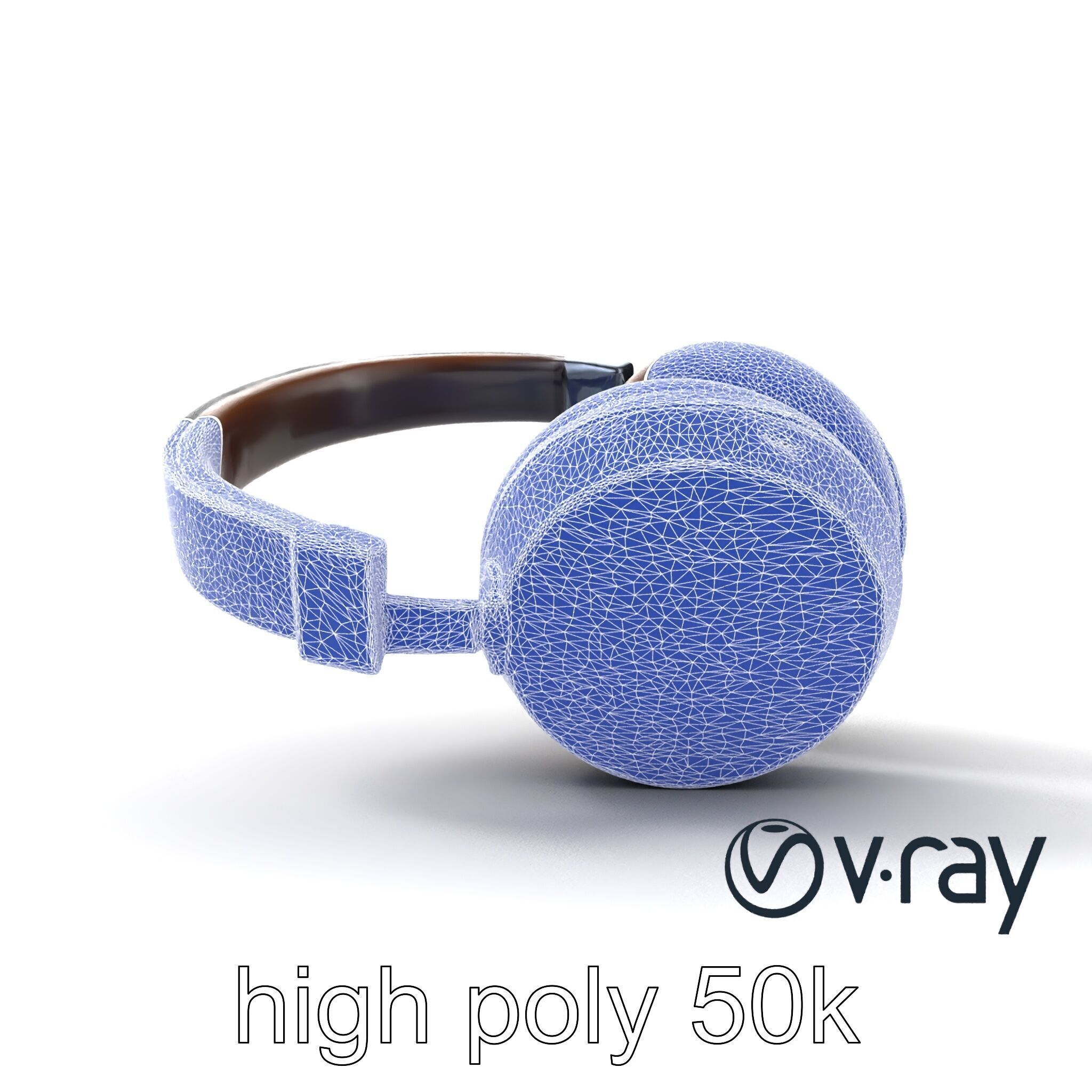 Ultra-Lightweight Open-Back Headphones model pack Low-poly 3D model_20
