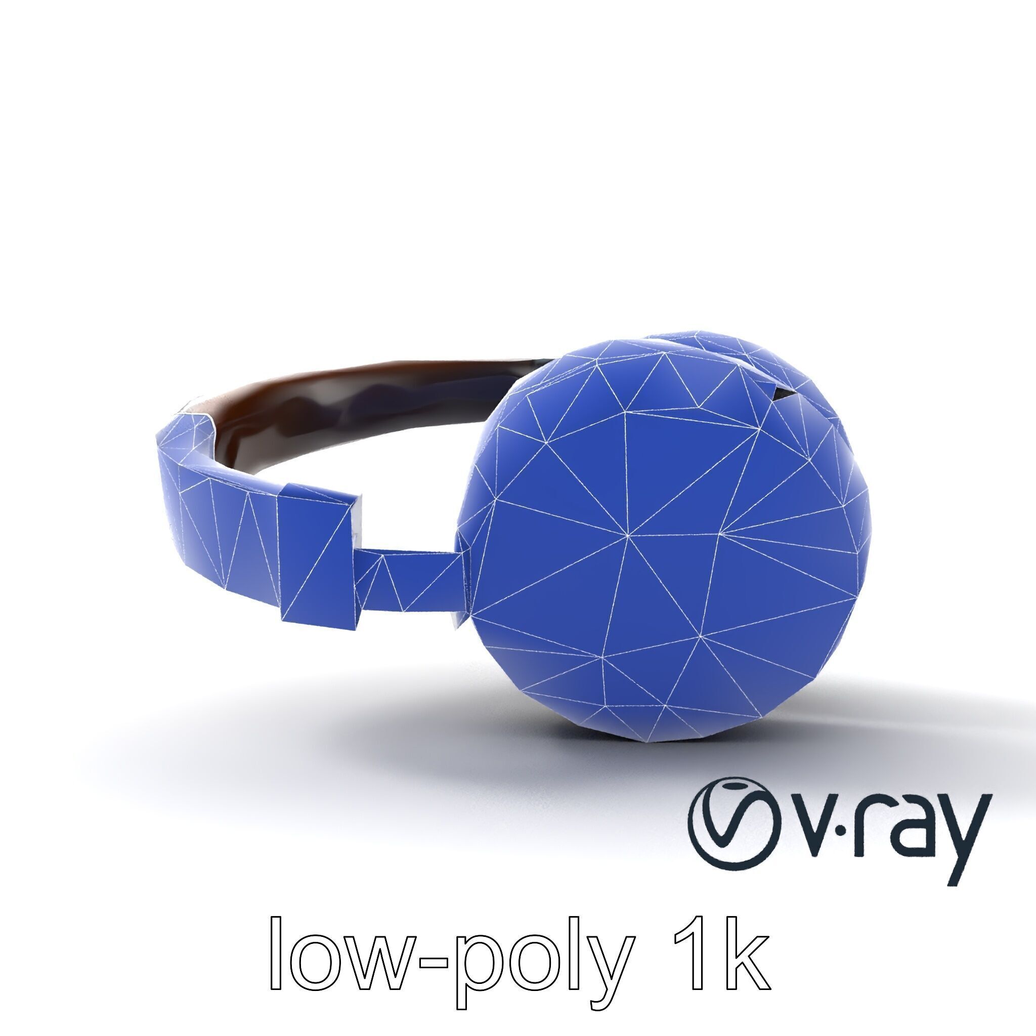 Ultra-Lightweight Open-Back Headphones model pack Low-poly 3D model_27