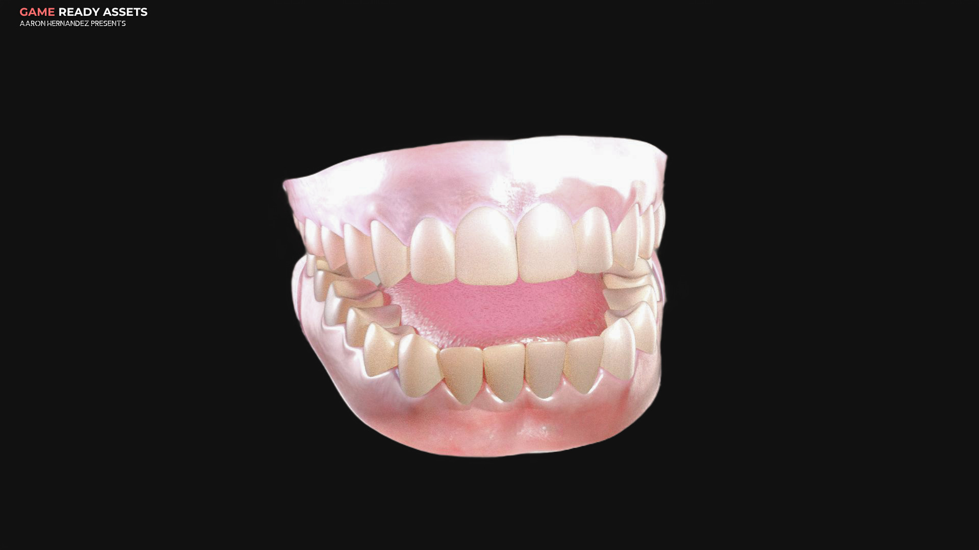 Base Male and Sci-fi Game Character Starter Low-poly 3D model_16